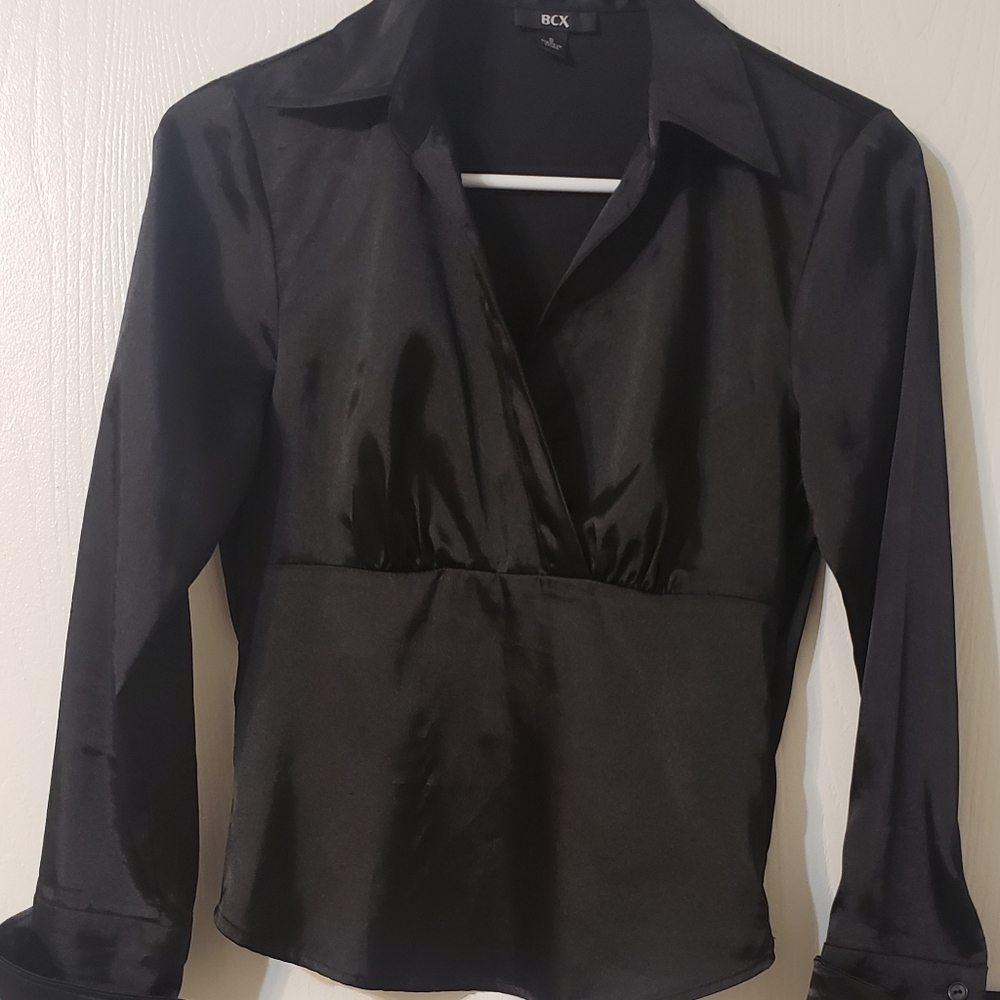 Silk black blouse